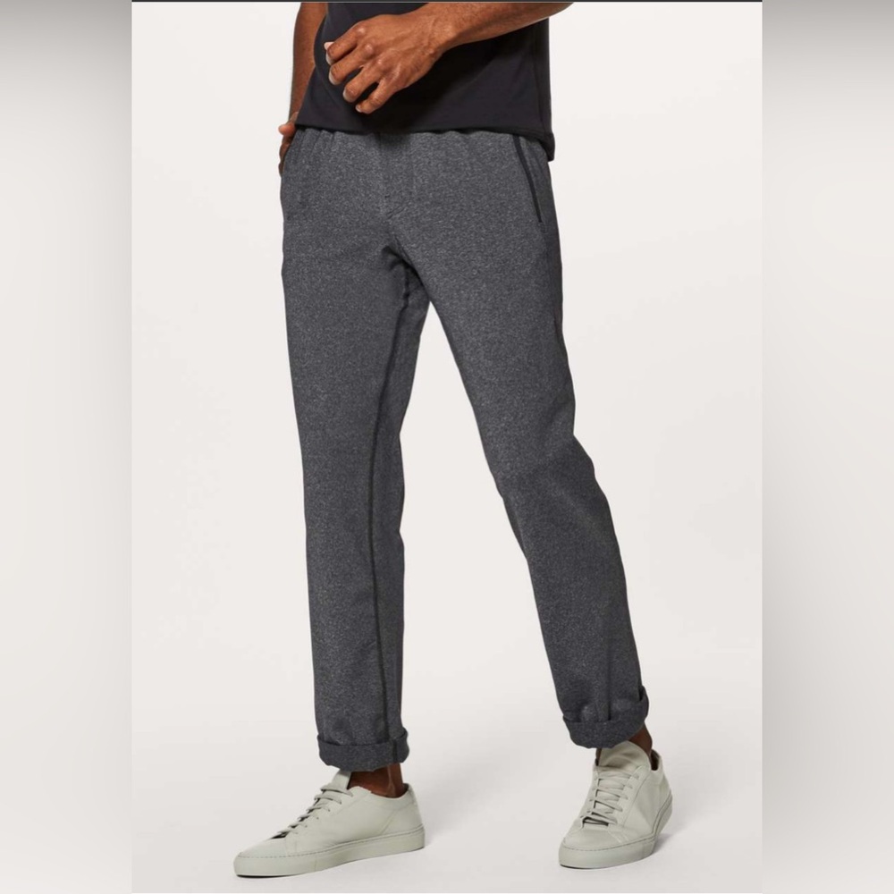 Lululemon- Discipline Pants- Heathered Grey- Small- Excellent‎ Condition!!